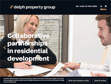 Tablet Screenshot of delphgroup.com